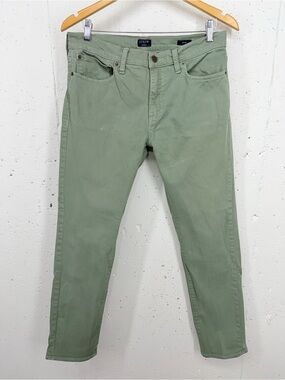 J Crew Factory Men’s size 31 x 29.5 Flex Slim Fit Sage Green Jeans
